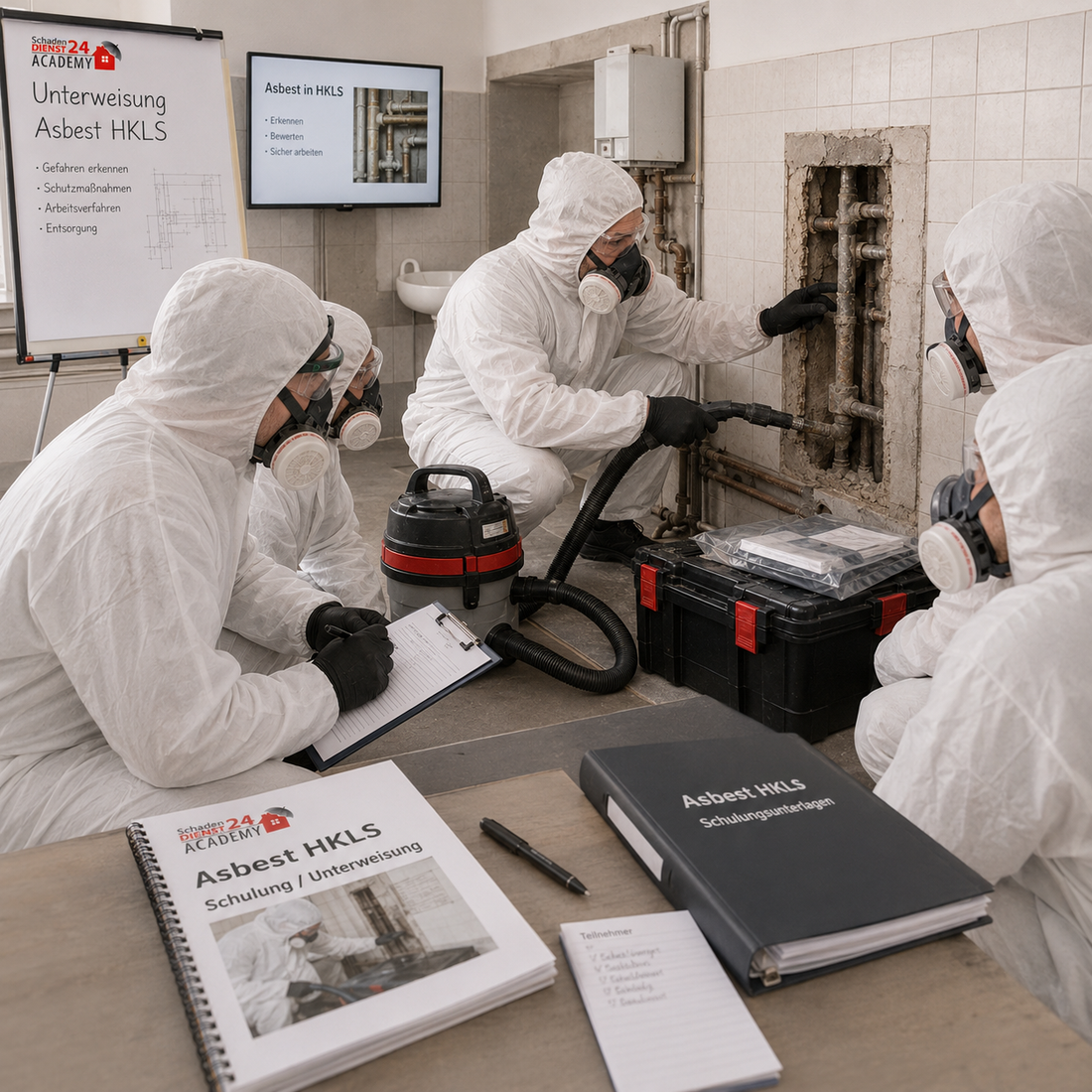 Asbestschein Unterweisung nach § 25a GKV – Sachkundelehrgang HKLS (Österreich)